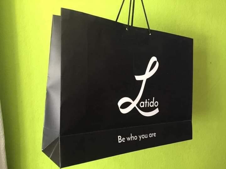 Paper bag manufactured for Latido