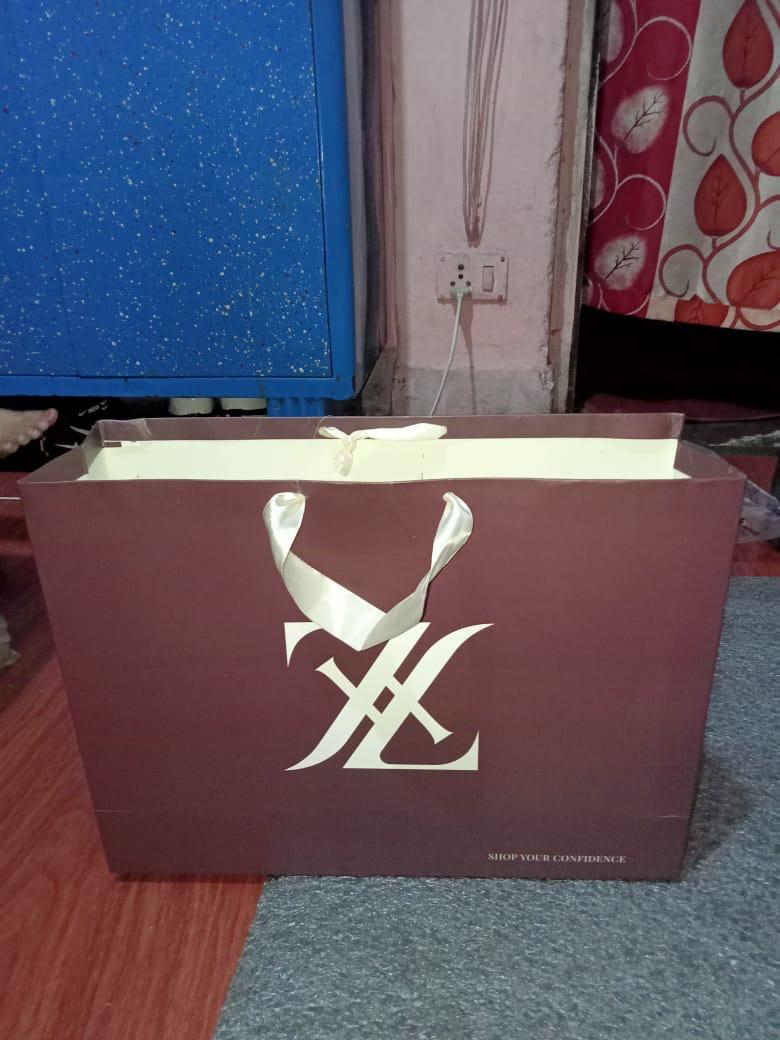 Paper bag manufactured for XL